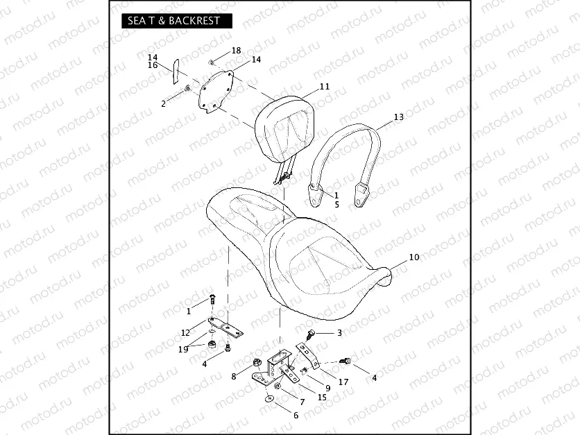 SEAT & BACKREST