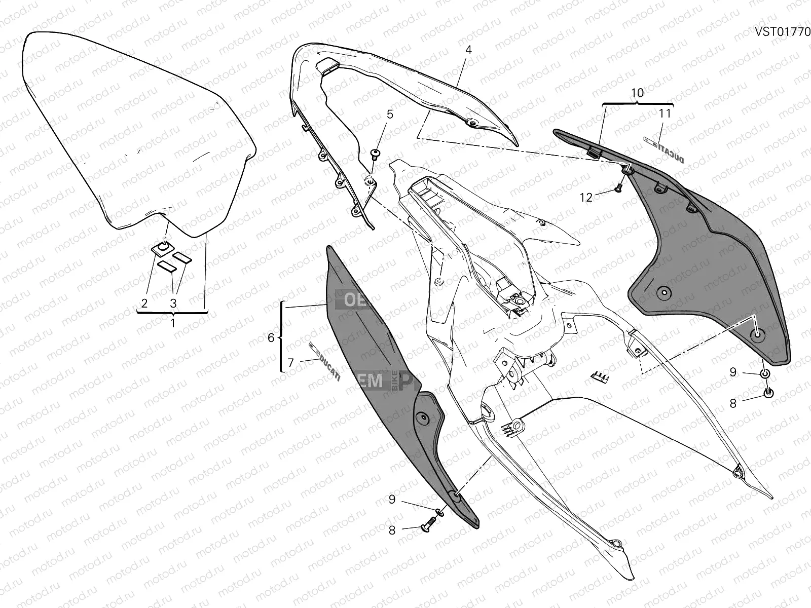 SEAT BIPOSTO [MOD:PANV4 S]
