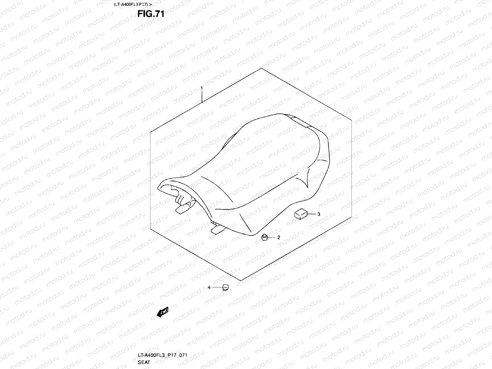 SEAT (LT-A400FL3 P17)