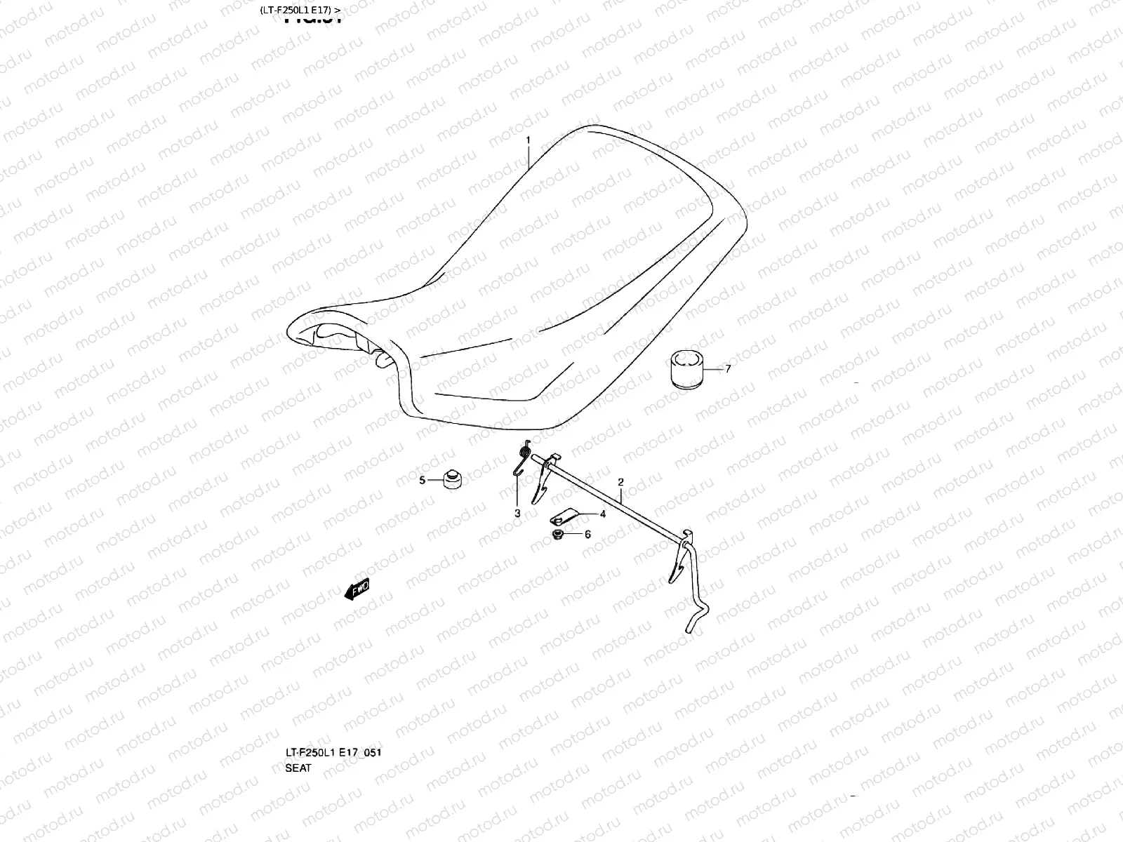 SEAT (LT-F250L1 E17)