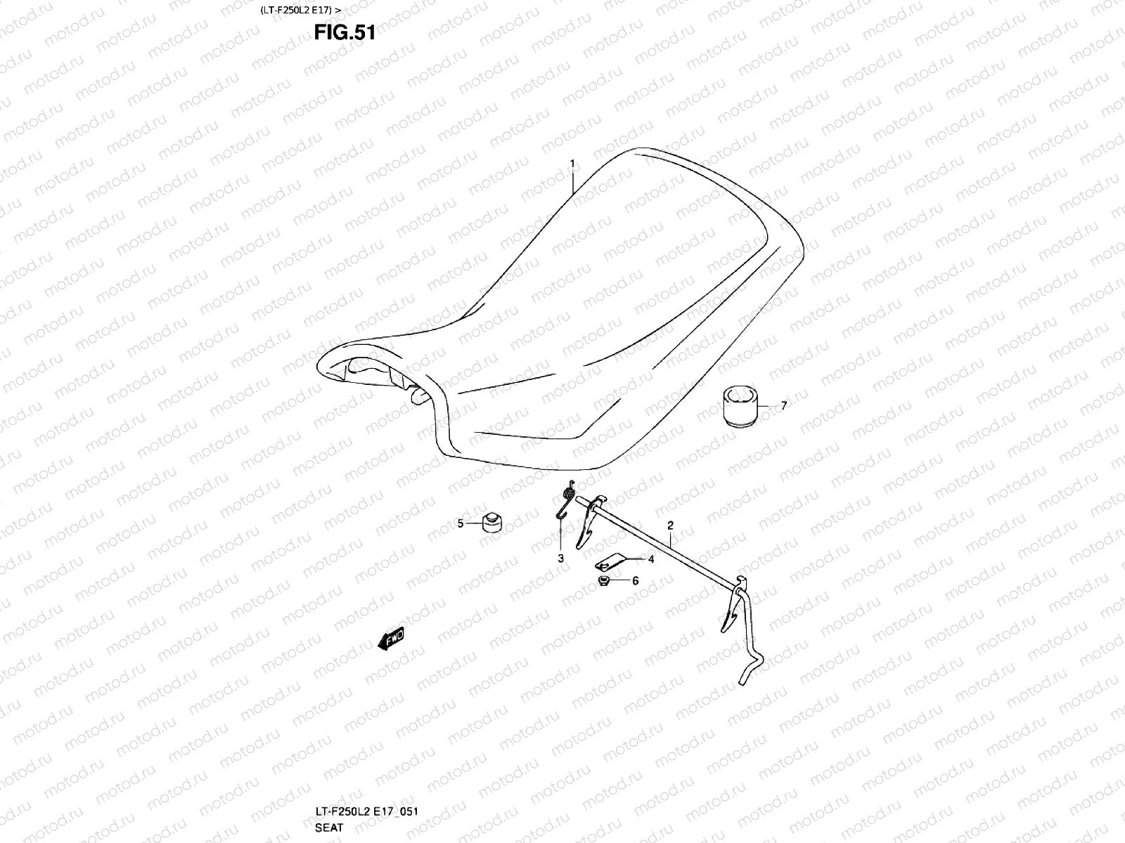 SEAT (LT-F250L2 E17)