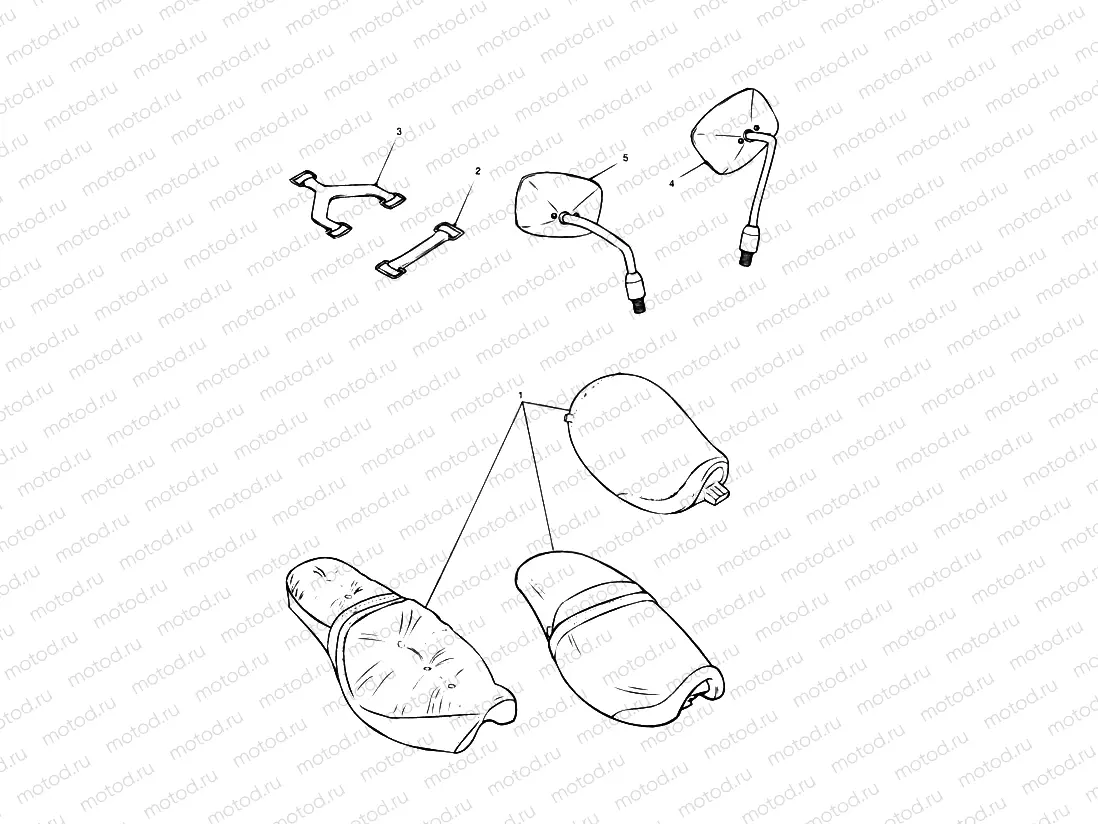 Seat & Mirrors