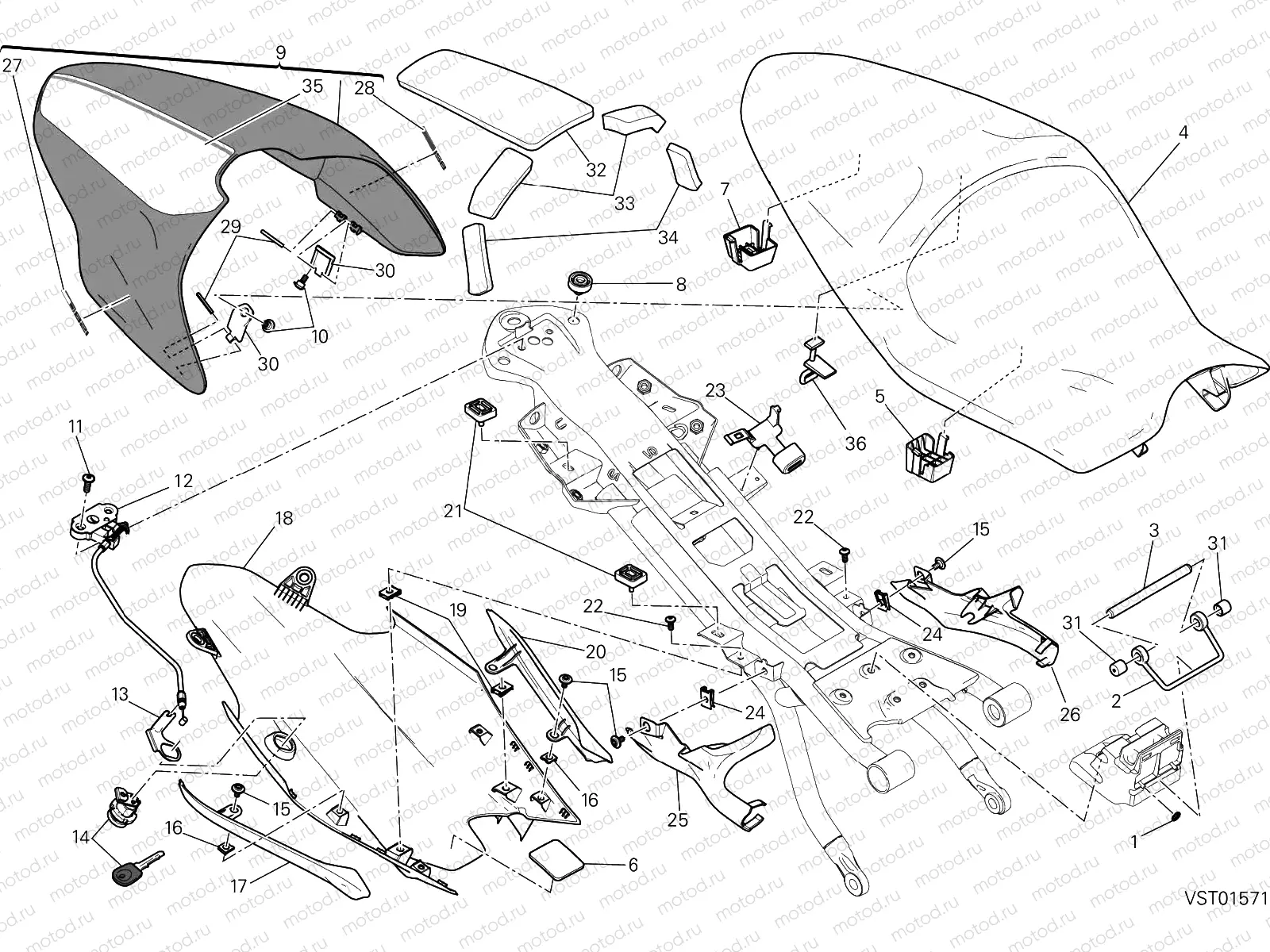 SEAT [MOD:M821 STR]