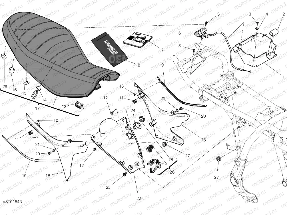 SEAT [MOD:SCR800DS]