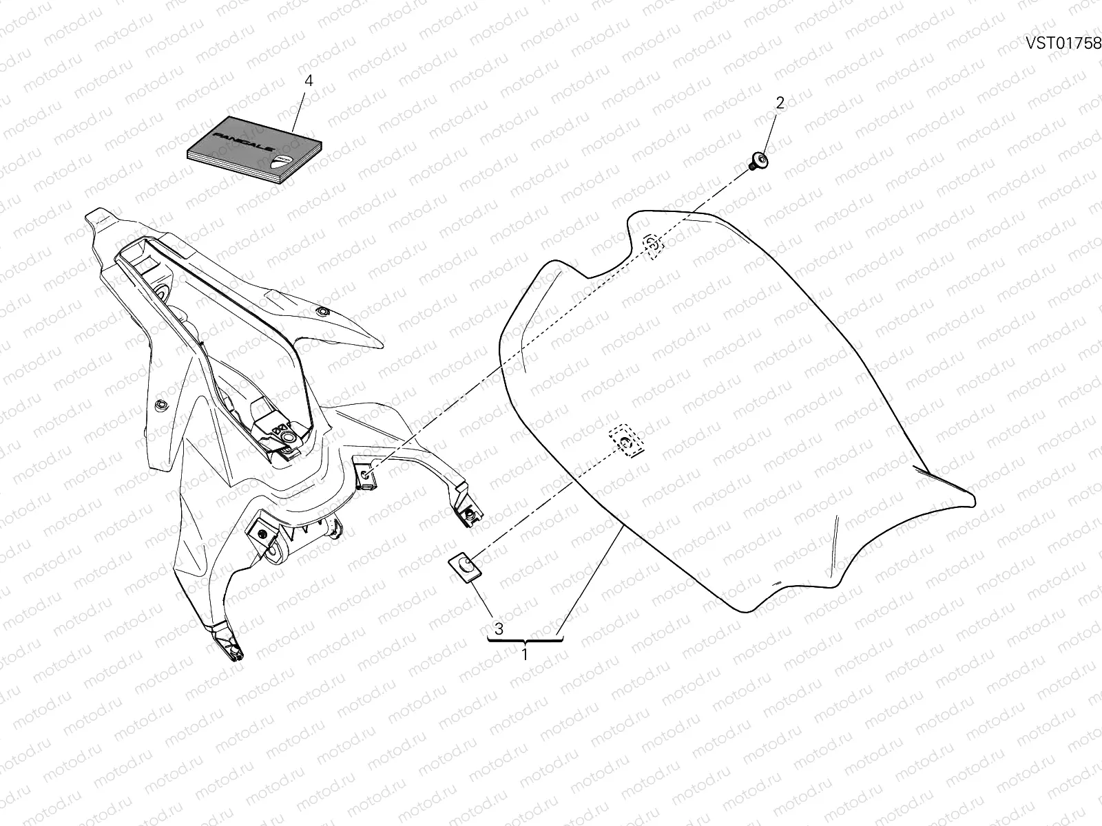 SEAT MONOPOSTO [MOD:PANV4 SP,PANV4SPM]