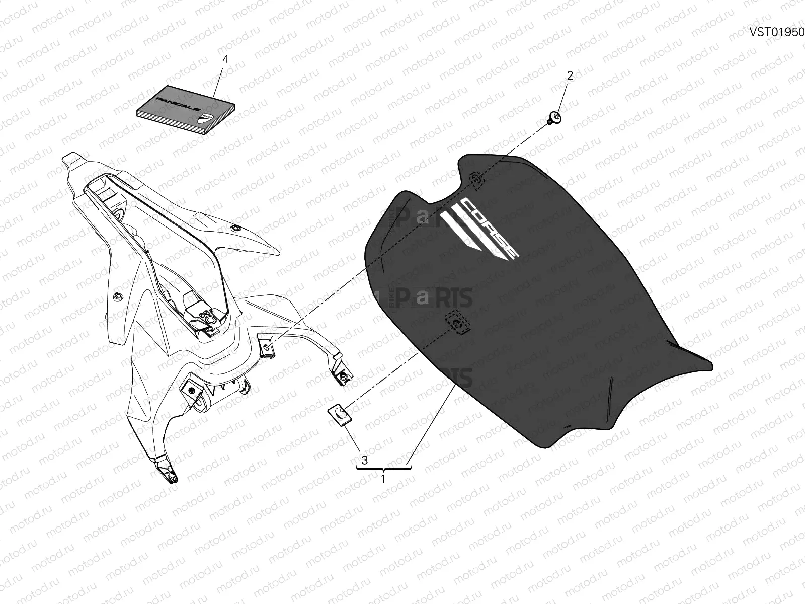 SEAT MONOPOSTO [MOD:PANV4SGP]