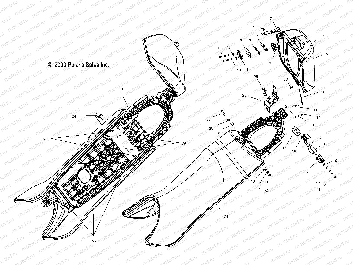 SEAT - W045101CA/W045101IA (4990479047A11) | SEAT - W045101CA/W045101IA (4990479047A11)