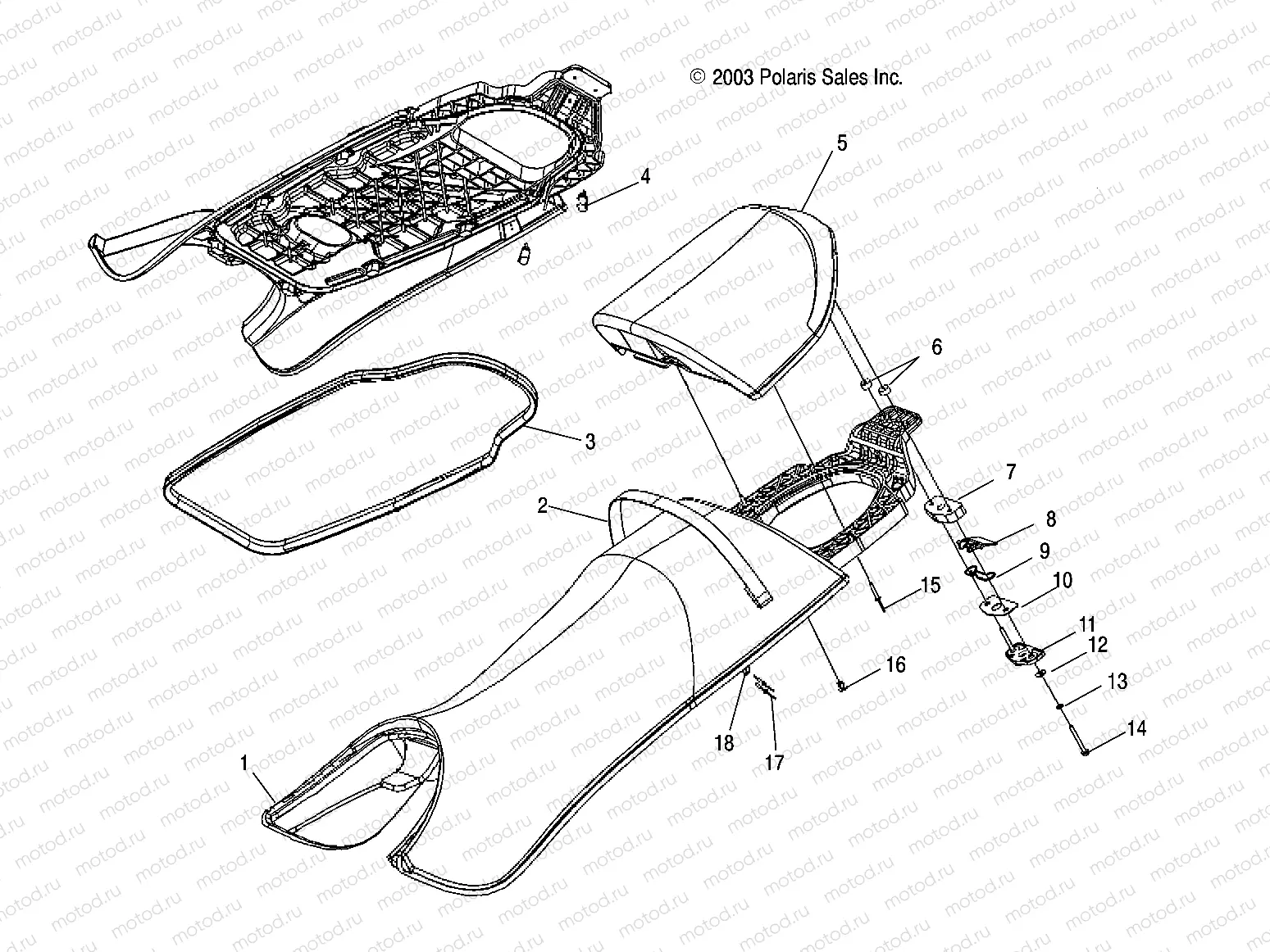 SEAT - W045297DA/IA/IB (4990519051A11) | SEAT - W045297DA/IA/IB (4990519051A11)