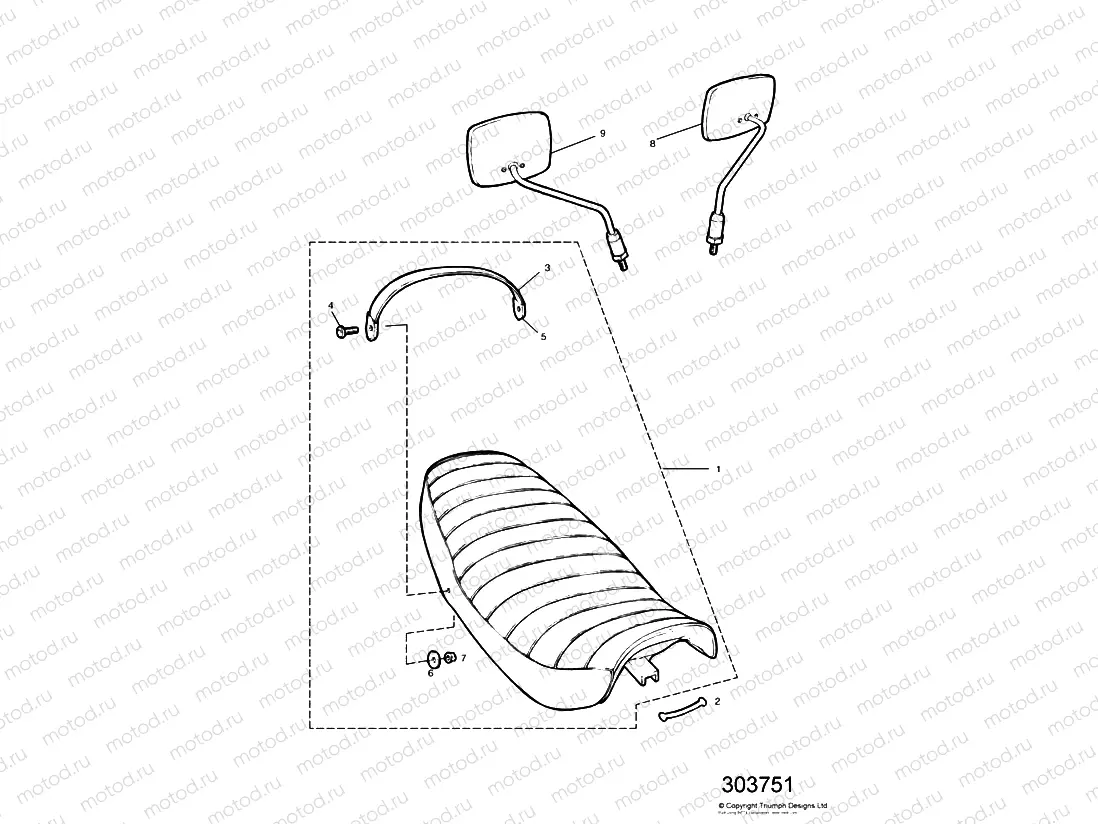 Seat/Mirrors  » 55071