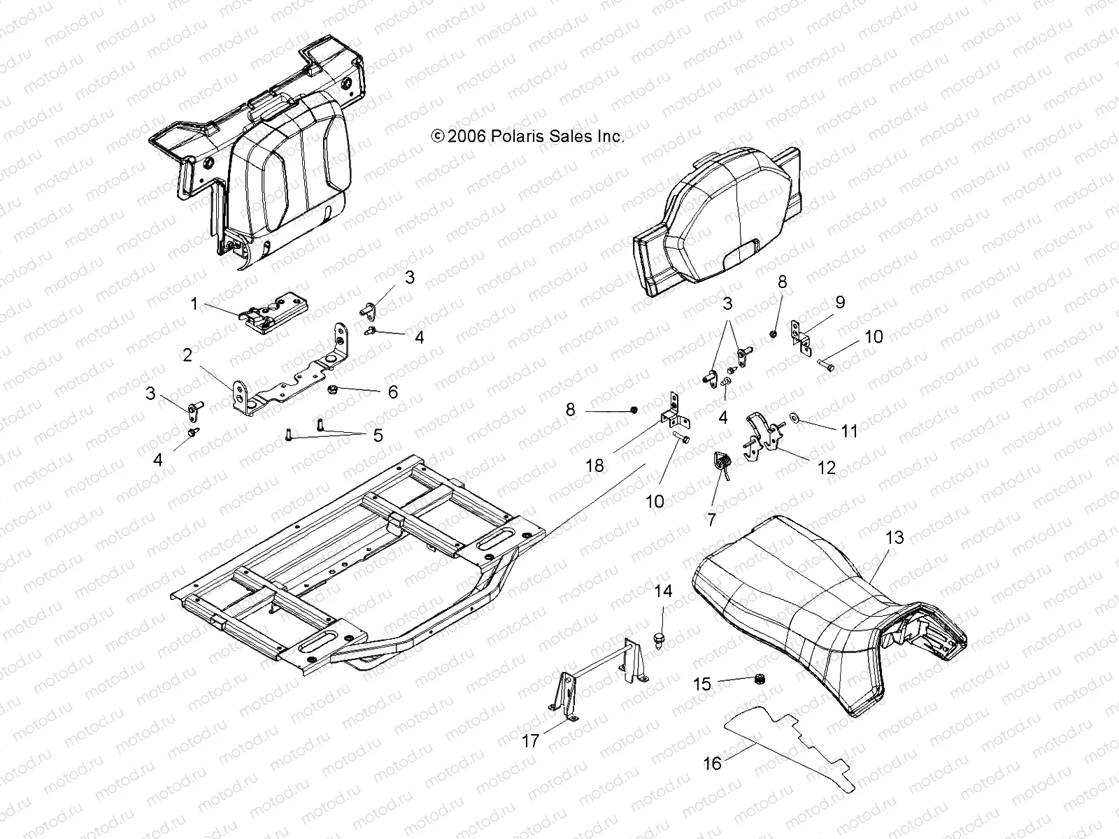 SEATS - A07TH50AL/AQ/AU/AZ/TN50AF/AS/AU (49ATVSEATX2500EFI) | SEATS - A07TH50AL/AQ/AU/AZ/TN50AF/AS/AU (49ATVSEATX2500EFI)