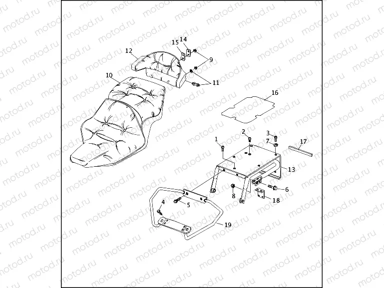 SEATS & LUGGAGE RACK