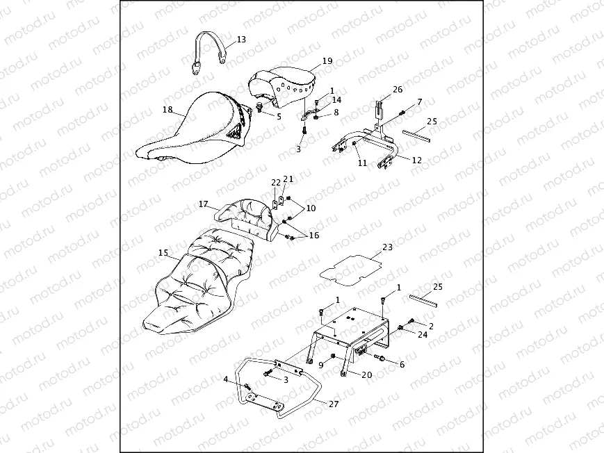 SEATS & LUGGAGE RACK