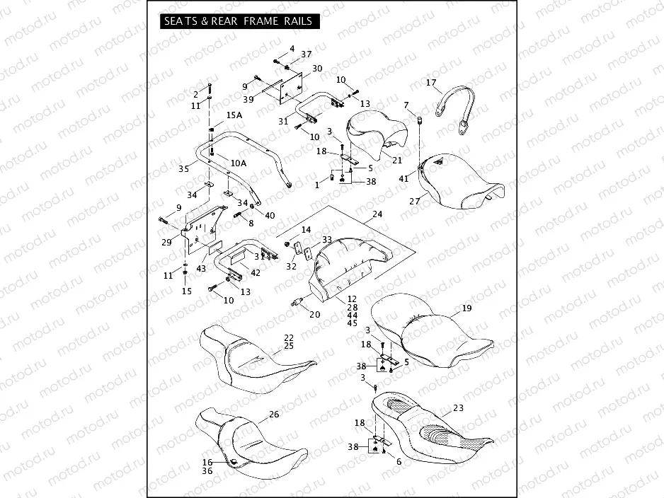 SEATS & REAR FRAME RAILS (2 OF 2)