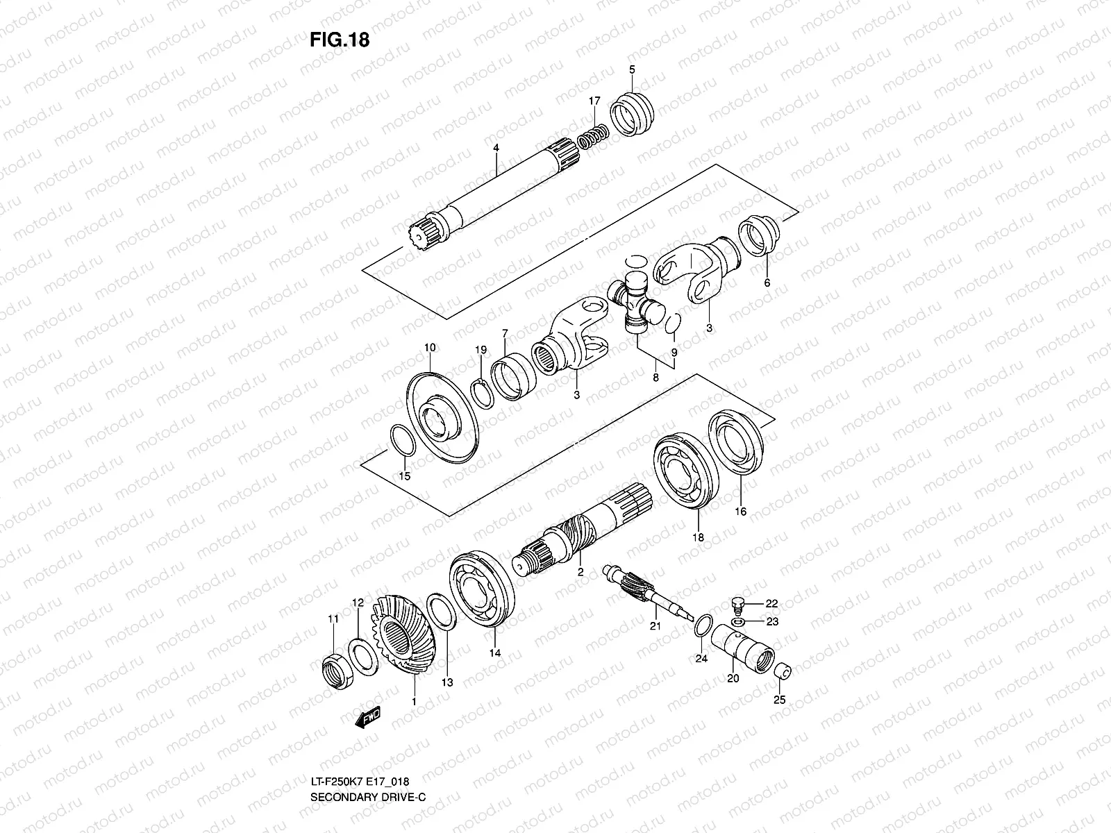 SECONDARY DRIVE (E4)