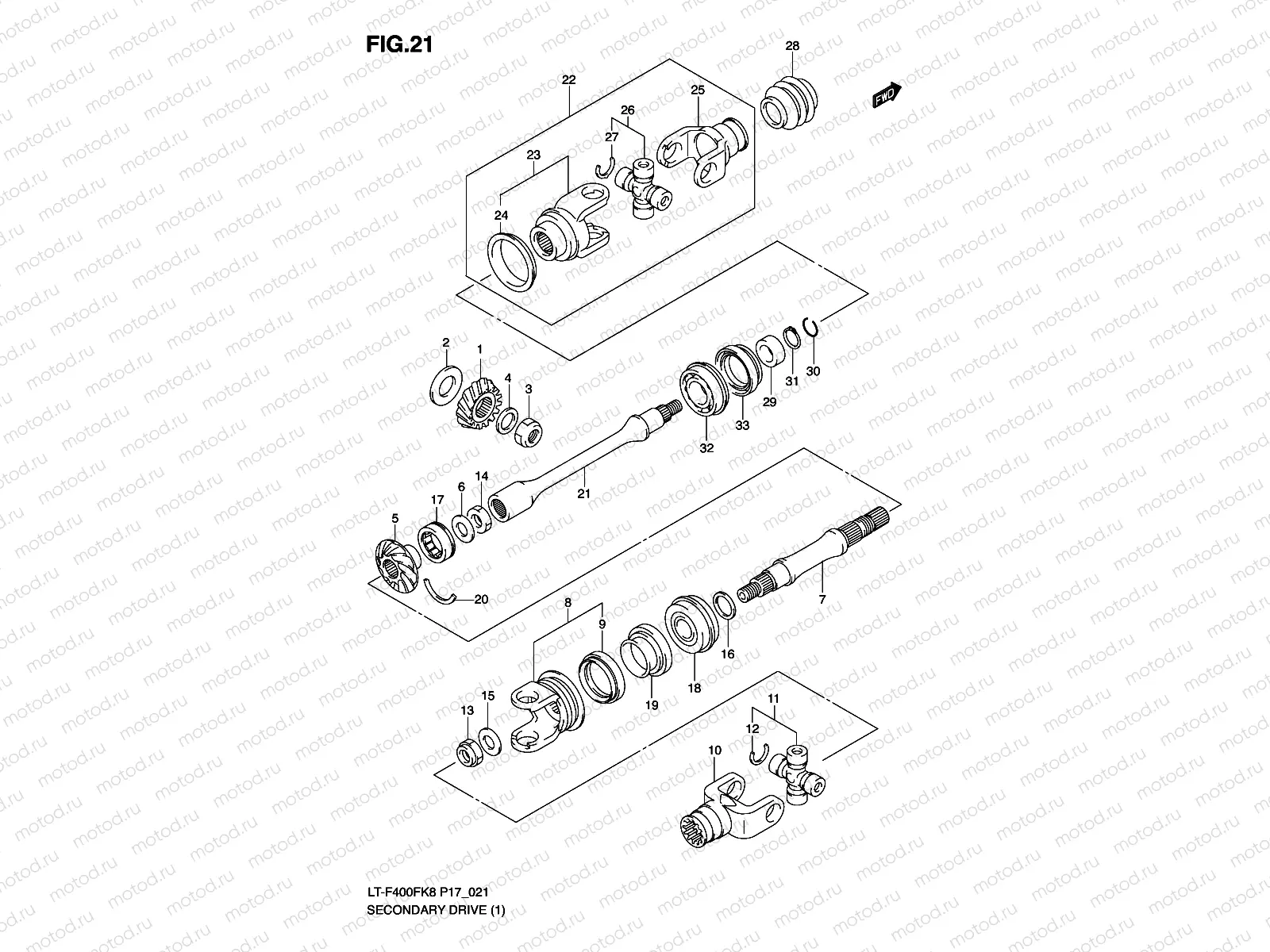 SECONDARY DRIVE (P17)