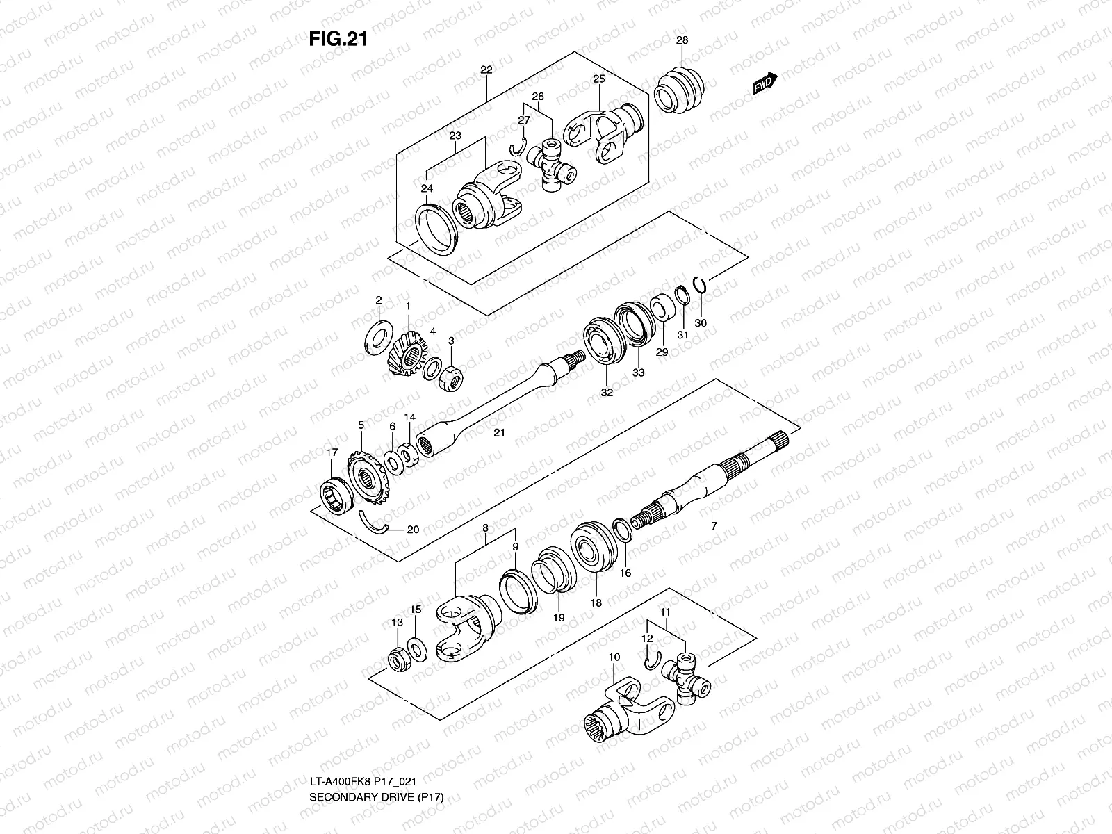 SECONDARY DRIVE (P17)