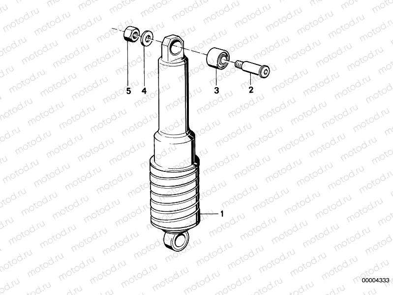 Self-levelling suspension
