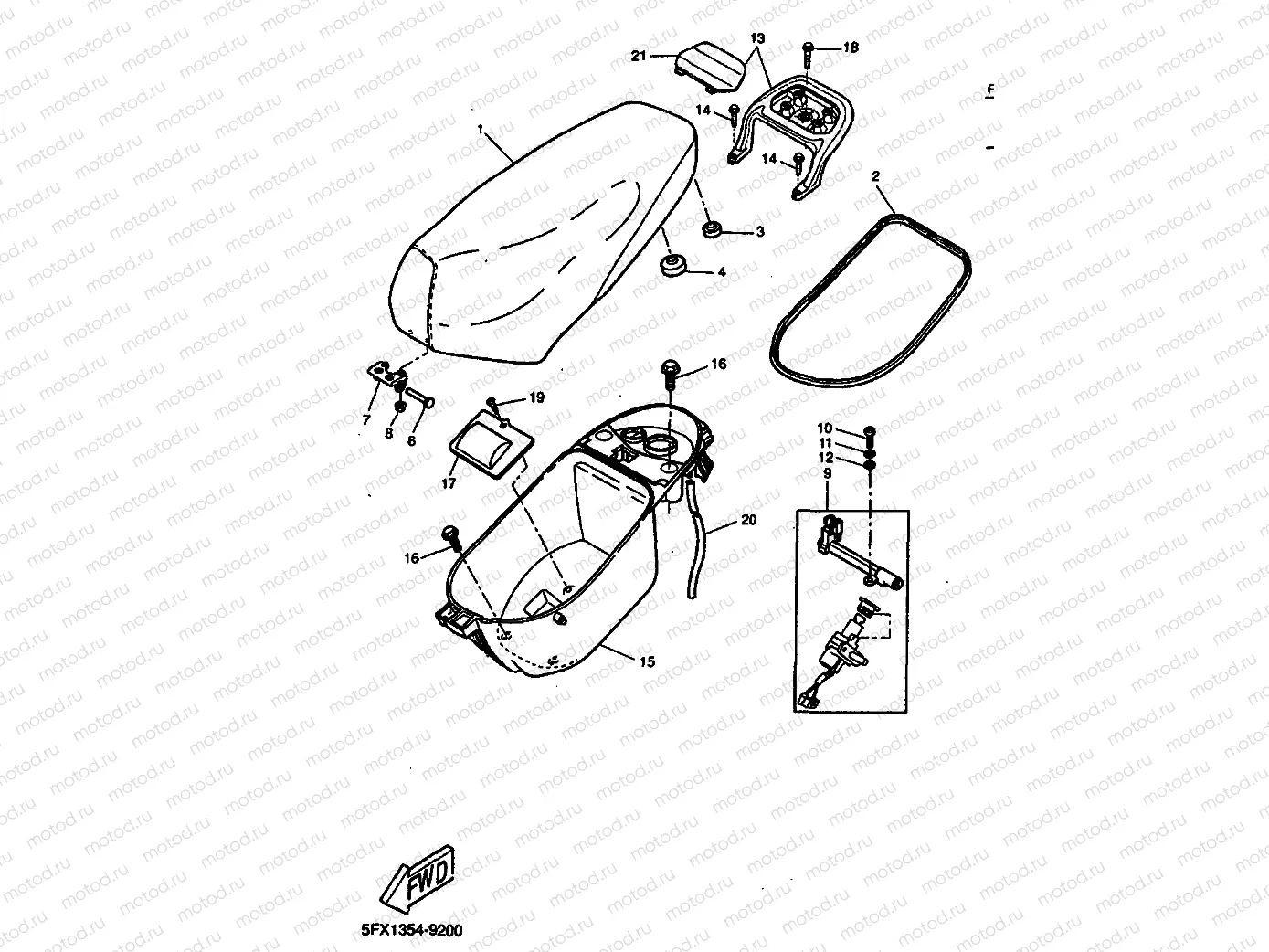 SELLE & PORTE BAGAGES