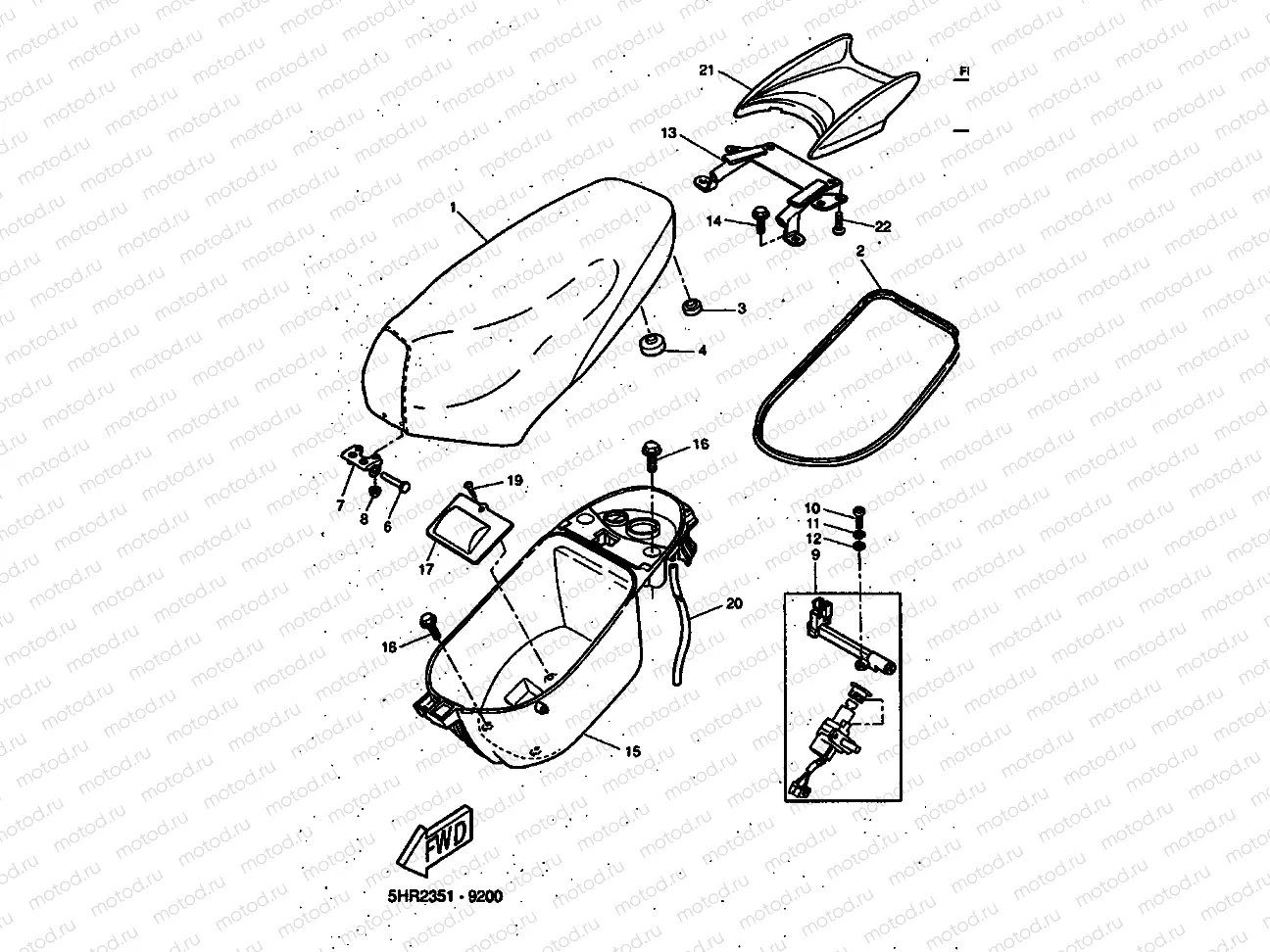 SELLE & PORTE BAGAGES