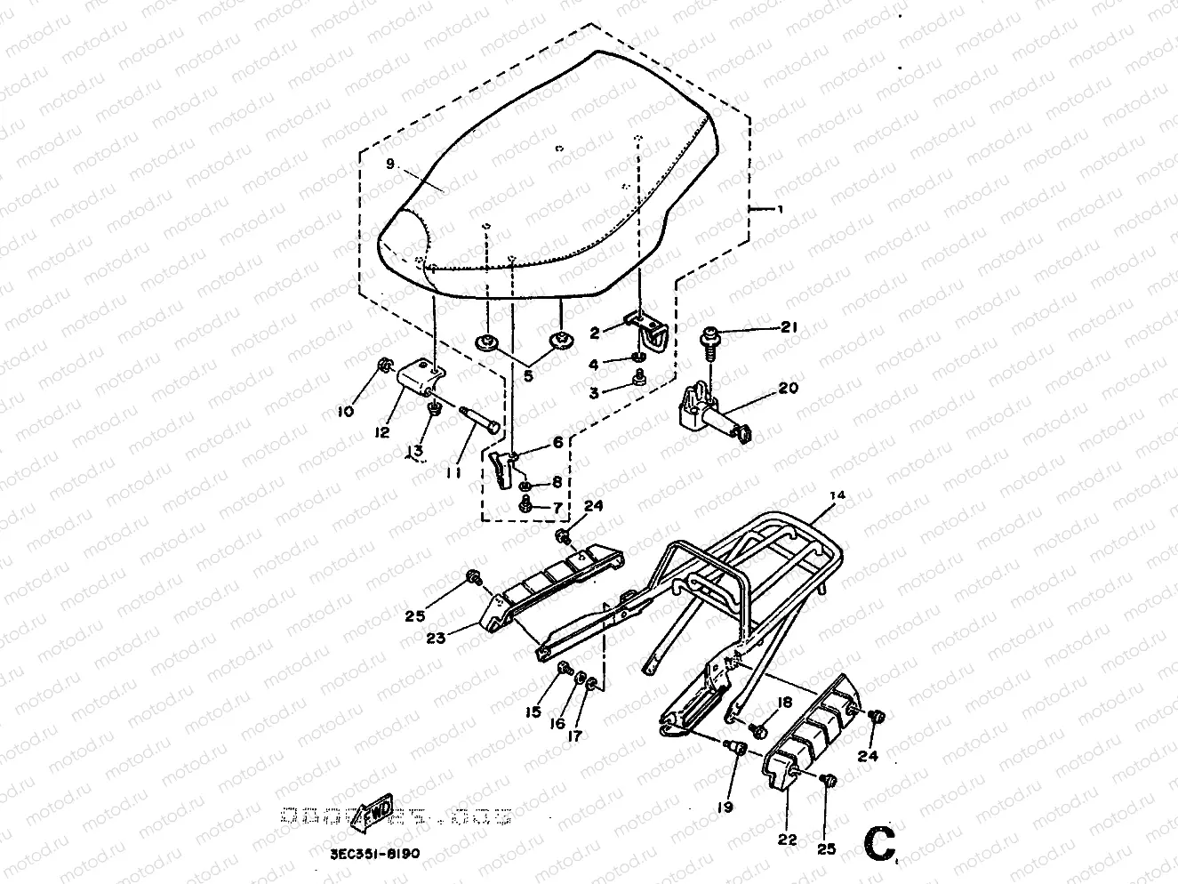 SELLE & PORTE BAGAGES