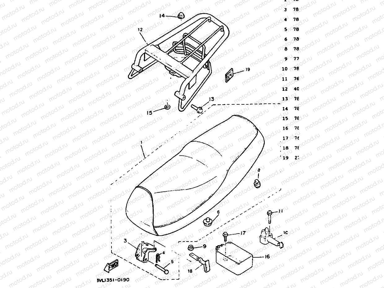 SELLE & PORTE BAGAGES