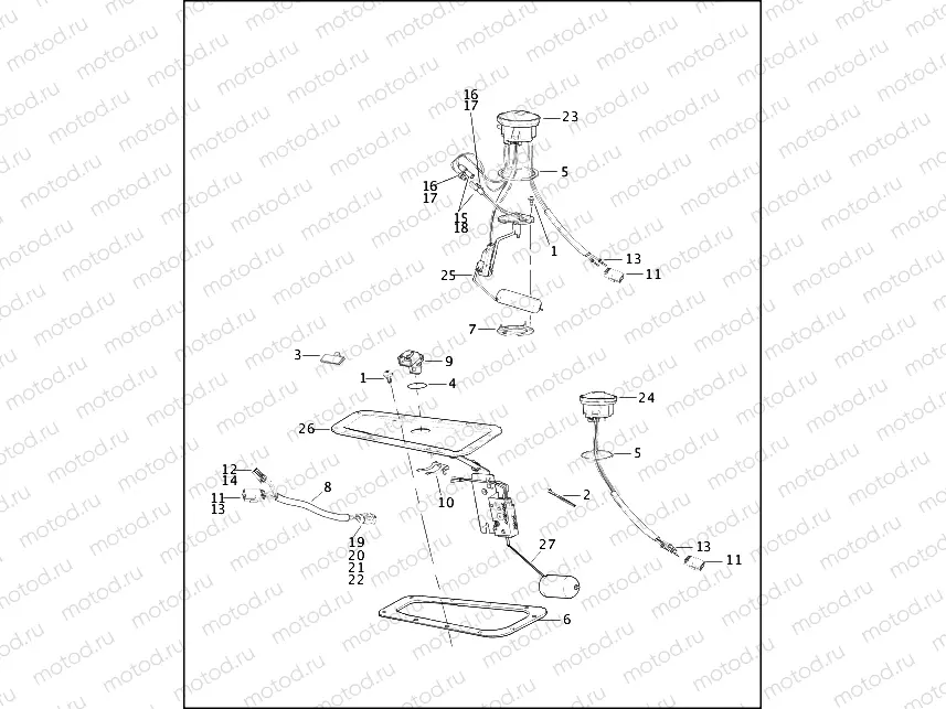 SENDING UNITS - CARBURETED MODELS