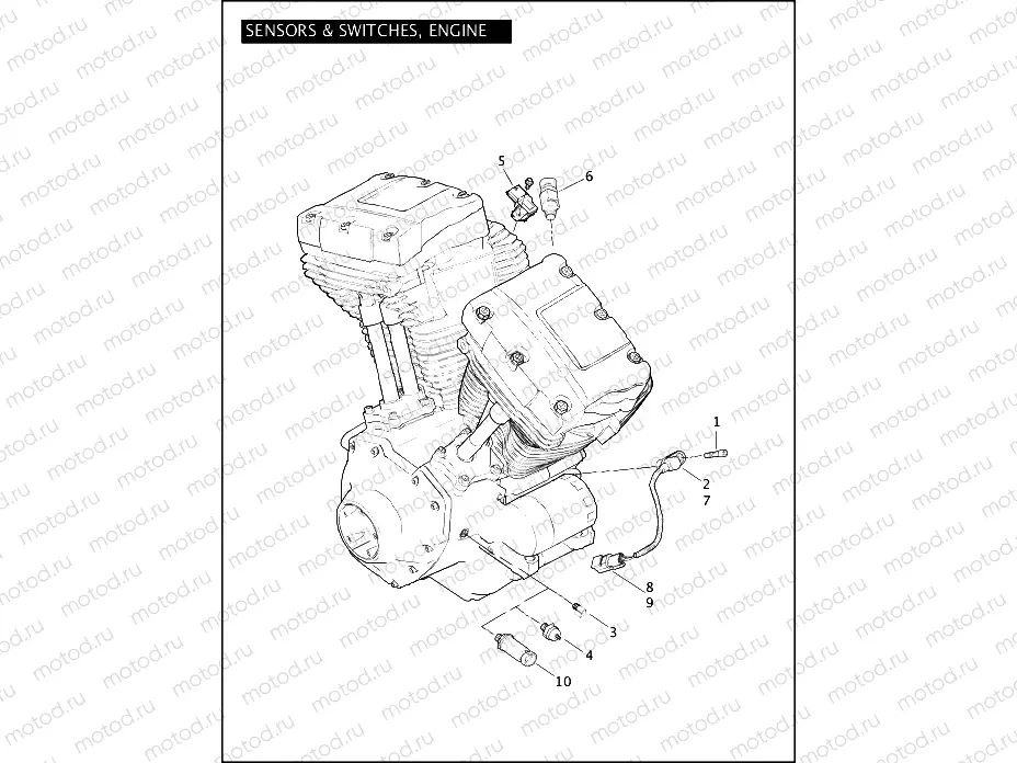 SENSORS & SWITCHES, ENGINE