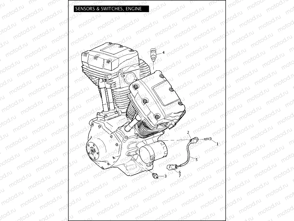 SENSORS & SWITCHES, ENGINE