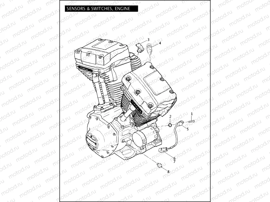 SENSORS & SWITCHES, ENGINE