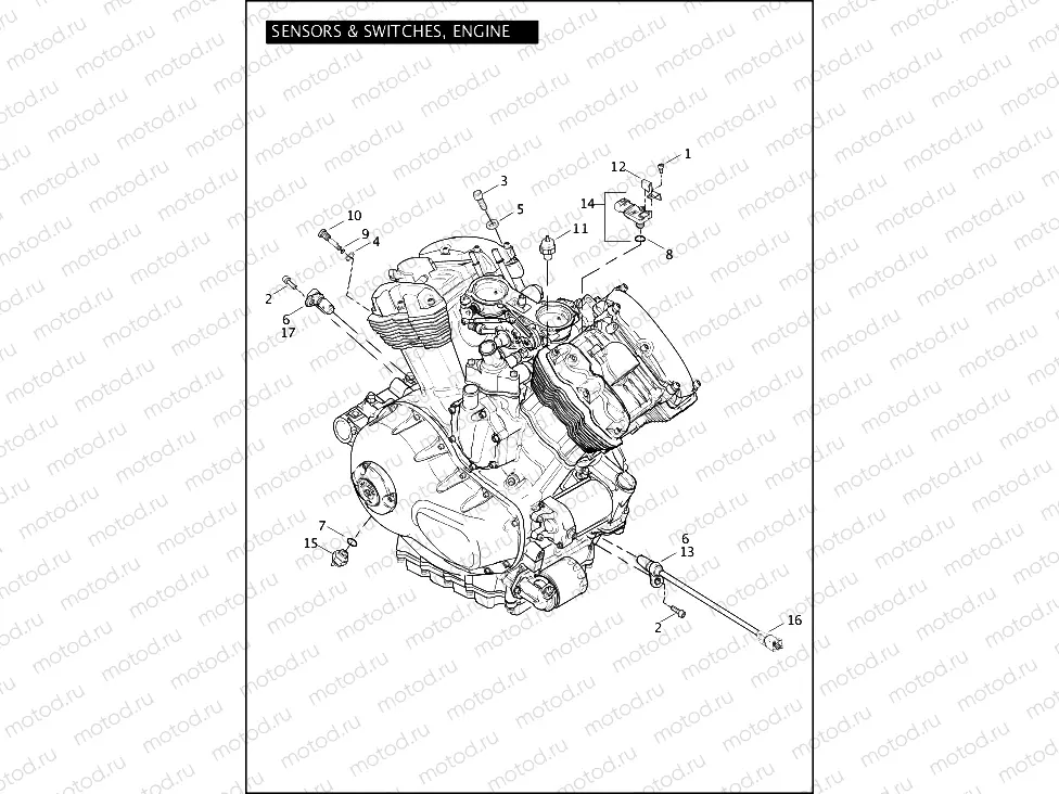 SENSORS & SWITCHES, ENGINE