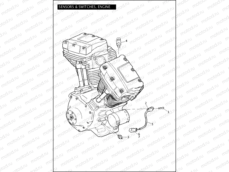 SENSORS & SWITCHES, ENGINE