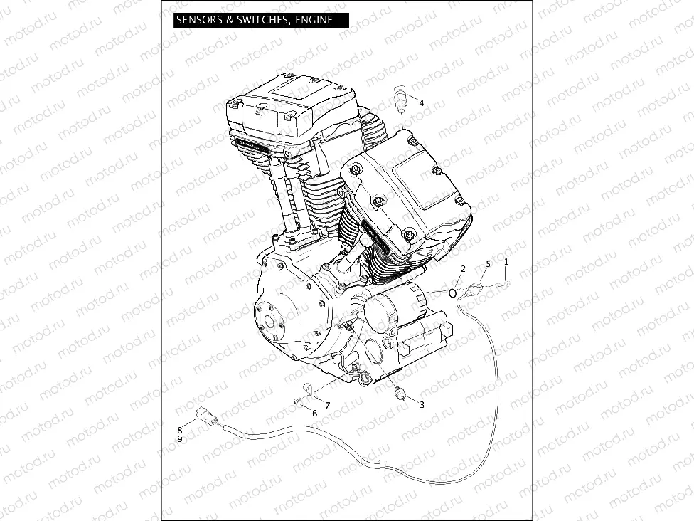 SENSORS & SWITCHES, ENGINE