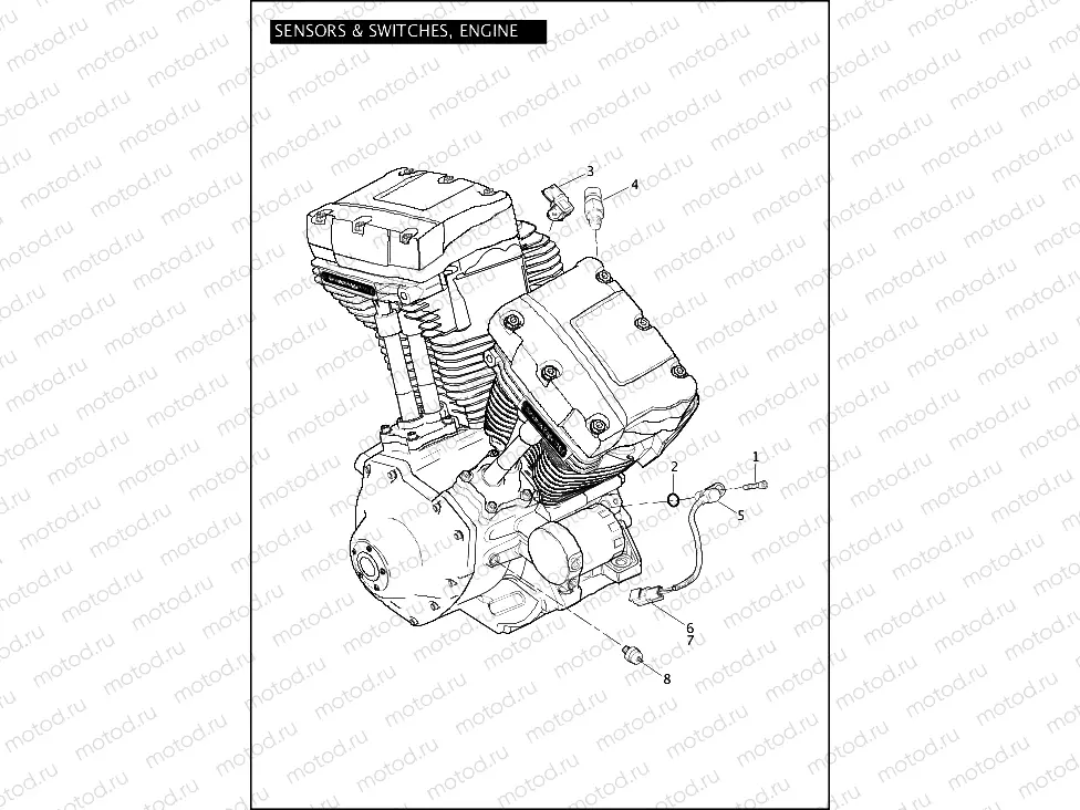 SENSORS & SWITCHES, ENGINE