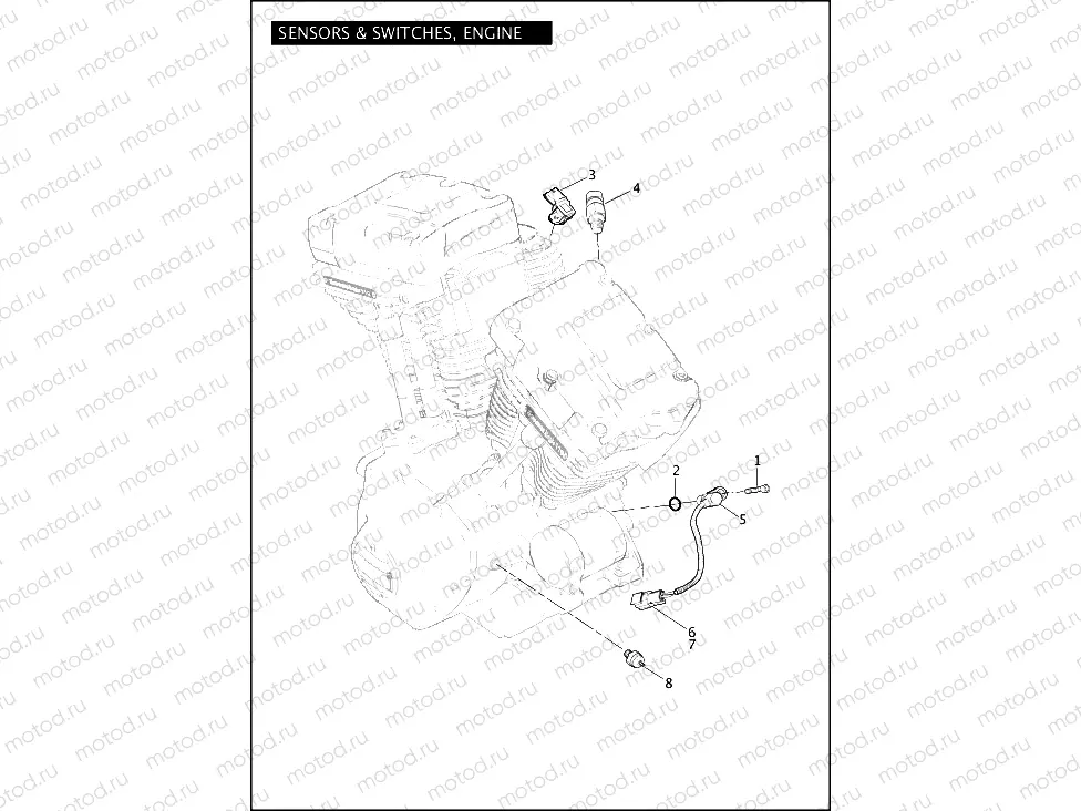 SENSORS & SWITCHES, ENGINE