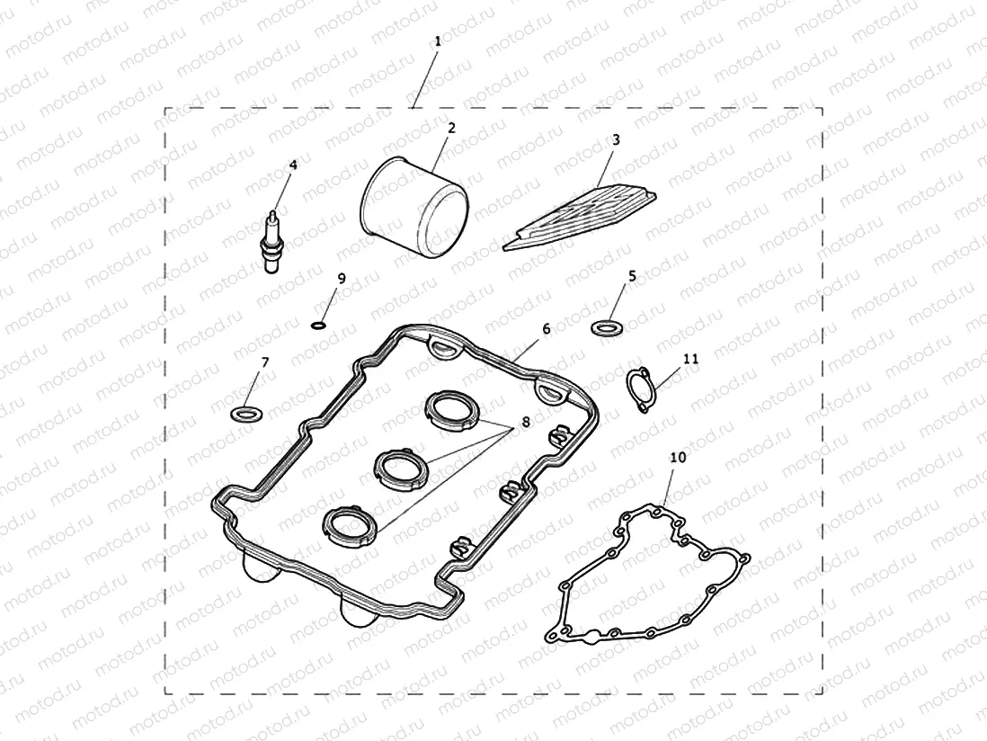 Service Kits without Fuel Filter