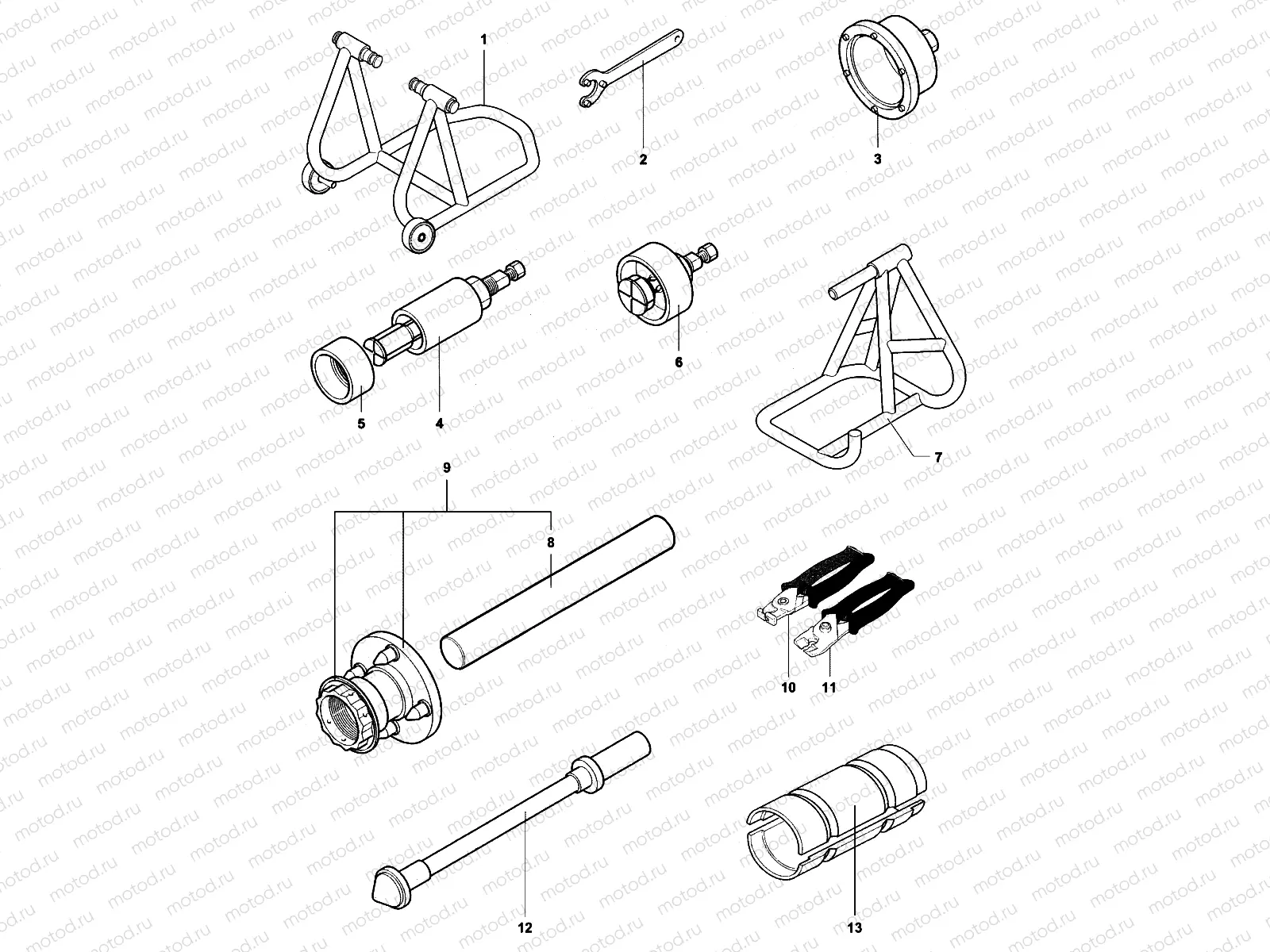 Service Tools Frame 1