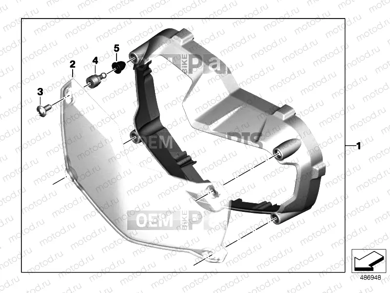 Set of headlight guards