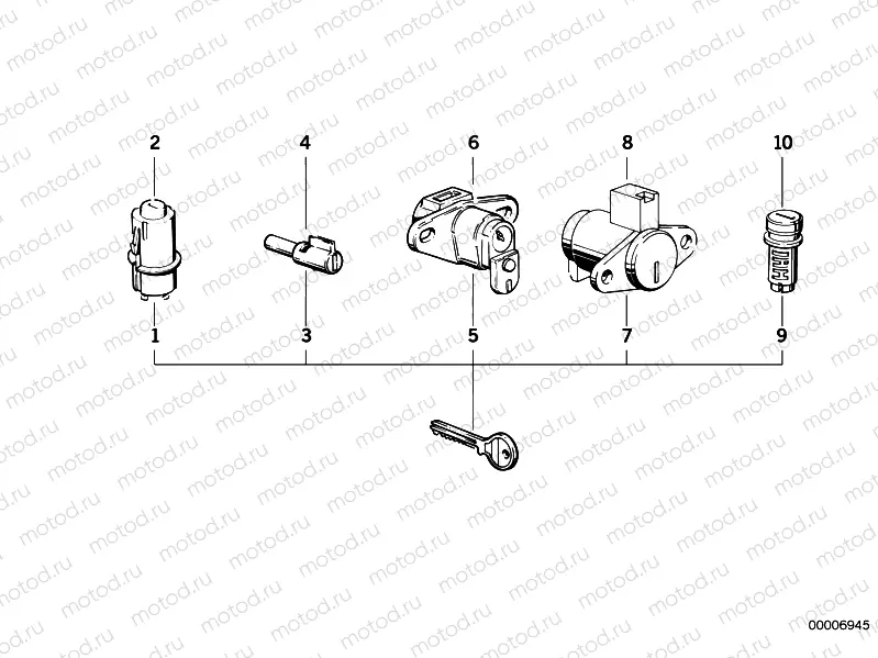 Set of locks