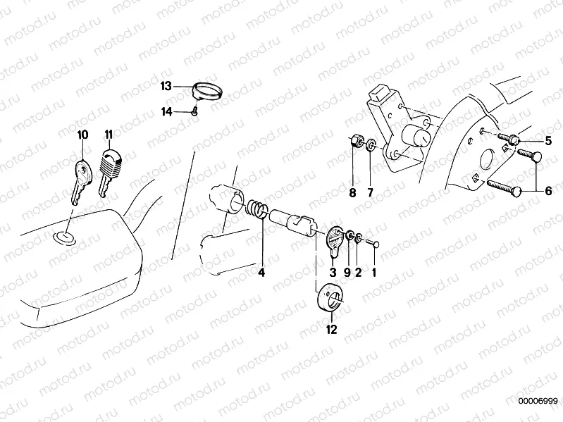 Set of locks
