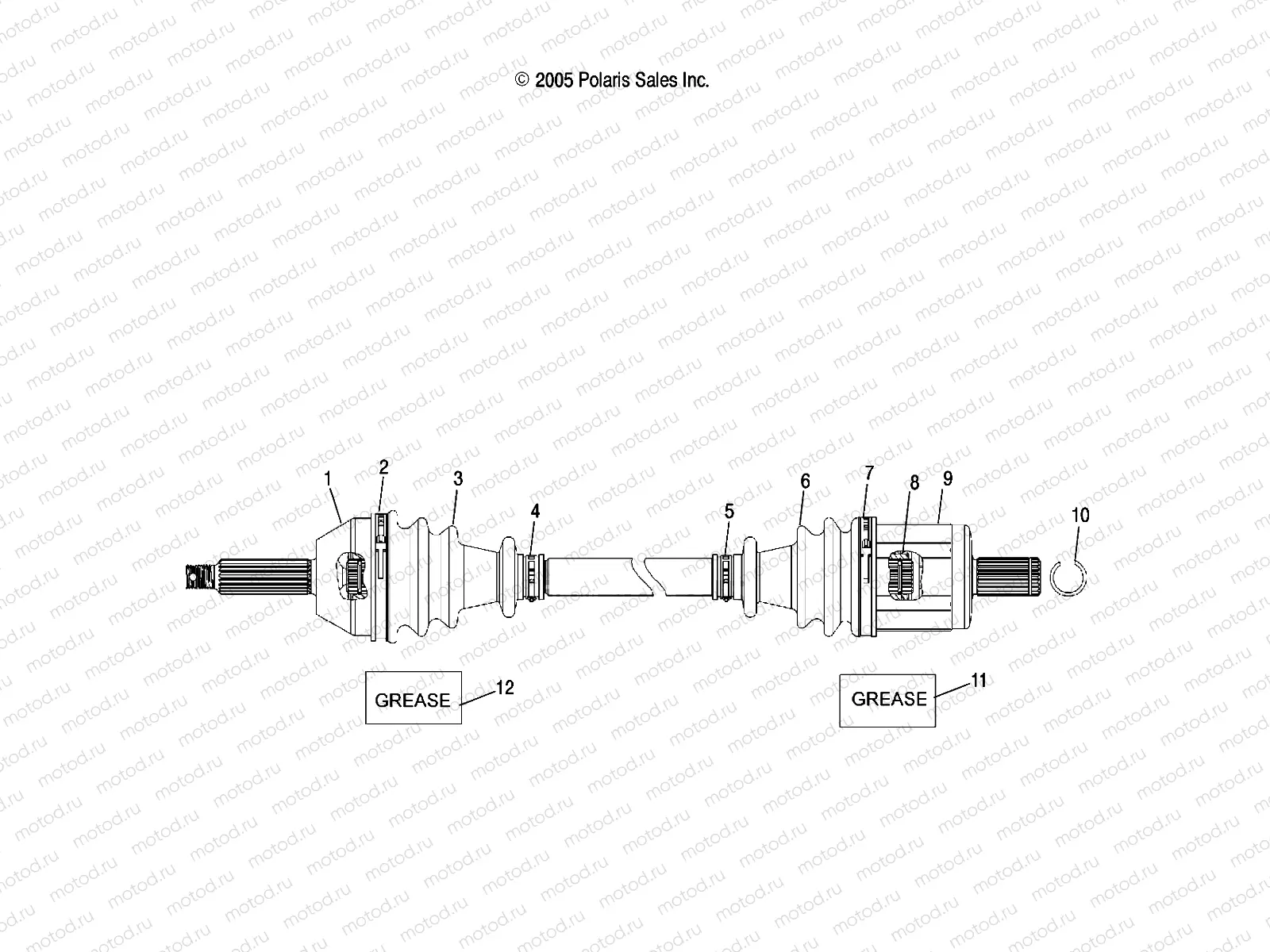 SHAFT | SHAFT, DRIVE, FRONT - R07RH68AD/AG/AH/AK/AL/AO/AP/AW (4999202119920211B07)