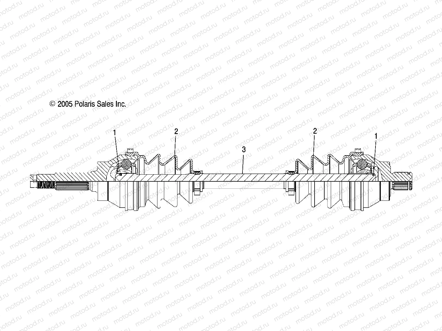 SHAFT | SHAFT, HALF, FRONT (4X4) - A07LH27FB (4999202079920207B06)