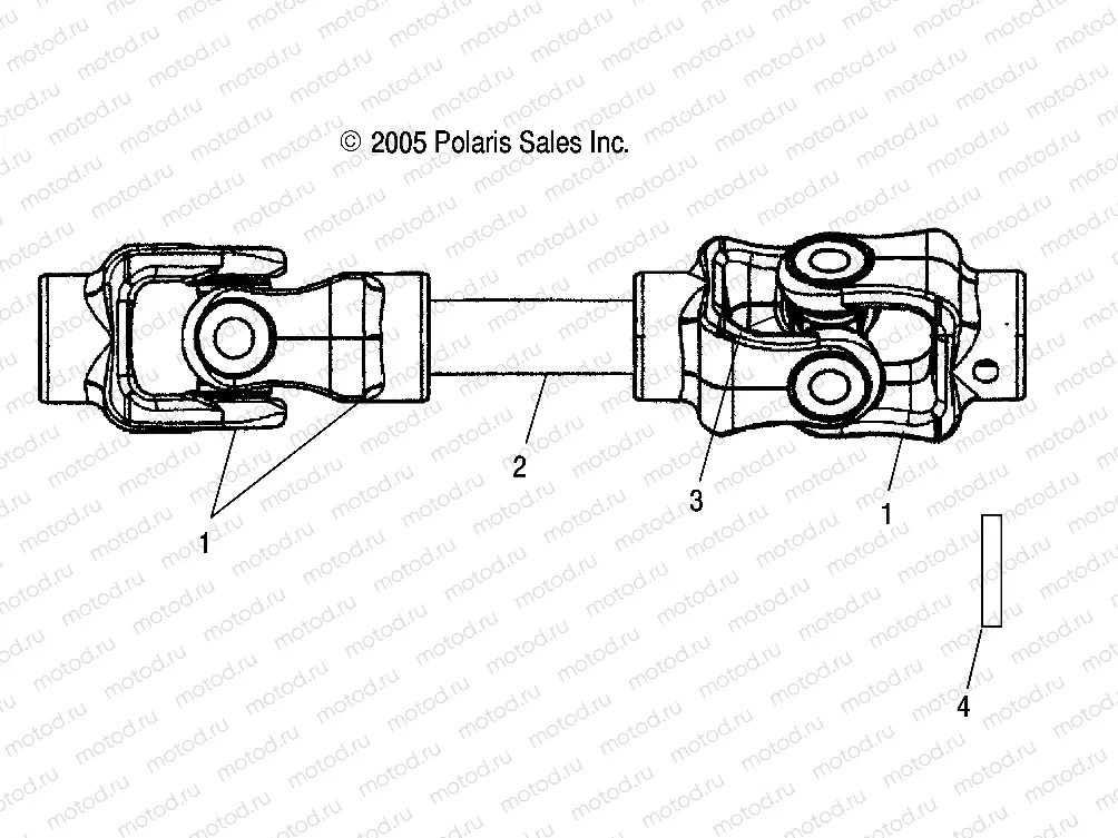 SHAFT | SHAFT, PROP, REAR - A07MH68AX/AY/AZ (4999200229920022B10)