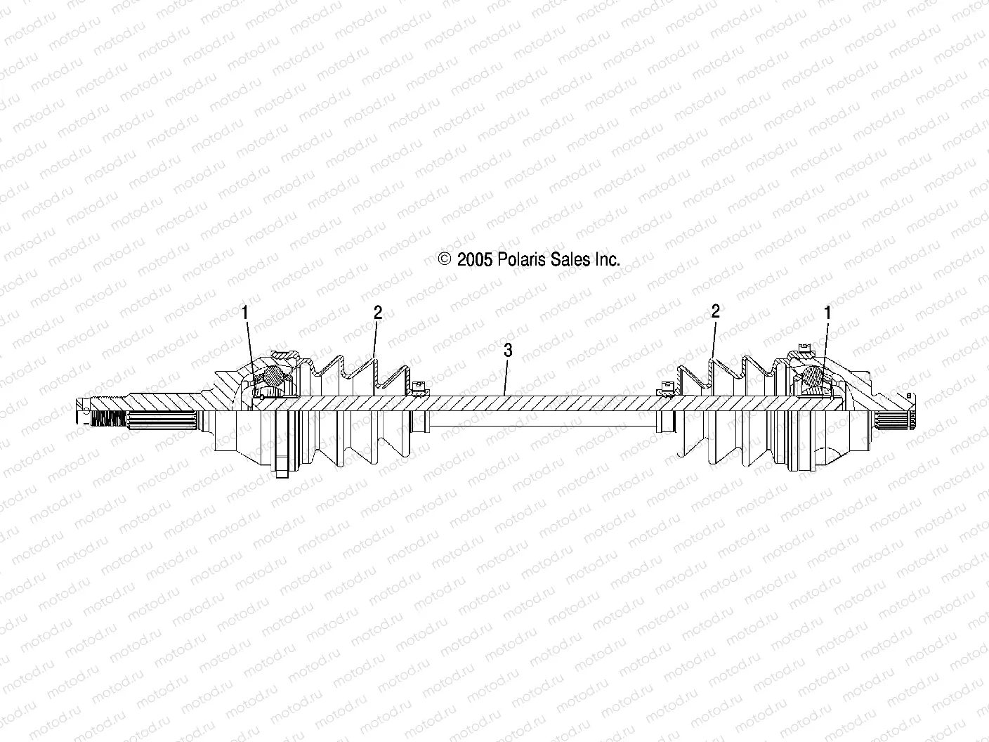 SHAFT | SHAFT, REAR - A07LB27AA/AC/LH27AA/AB/AC/AD/AL (4999202079920207B07)