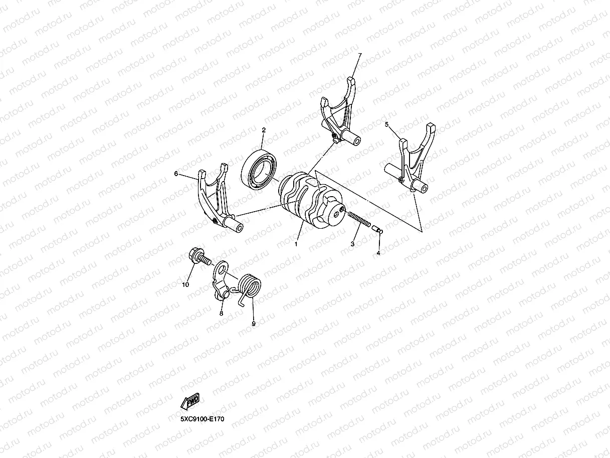 SHIFT CAM & FORK