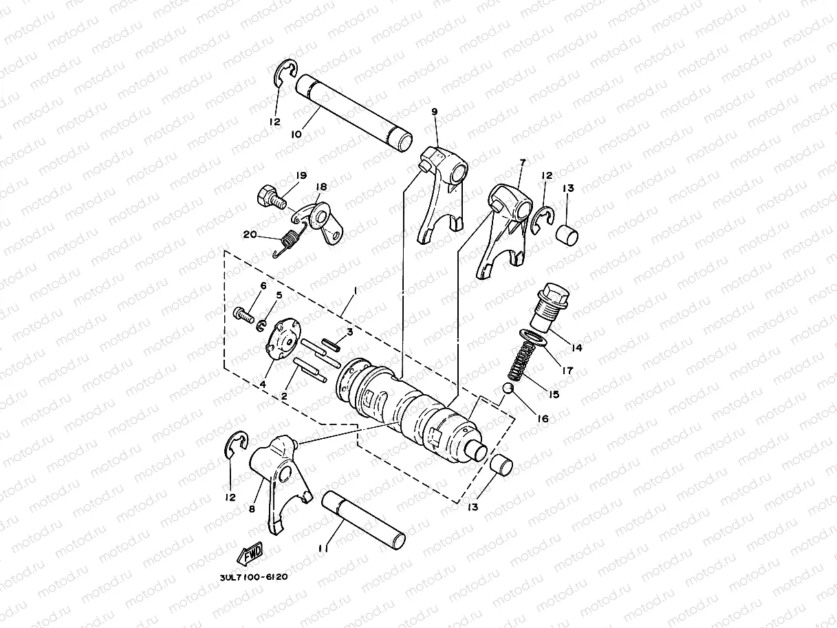 SHIFT CAM & FORK