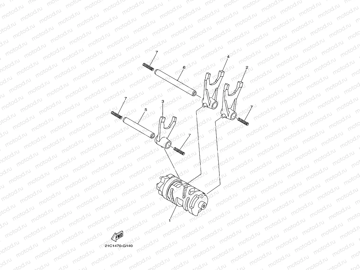 SHIFT CAM & FORK