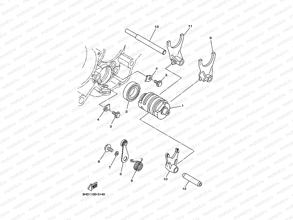 SHIFT CAM & FORK