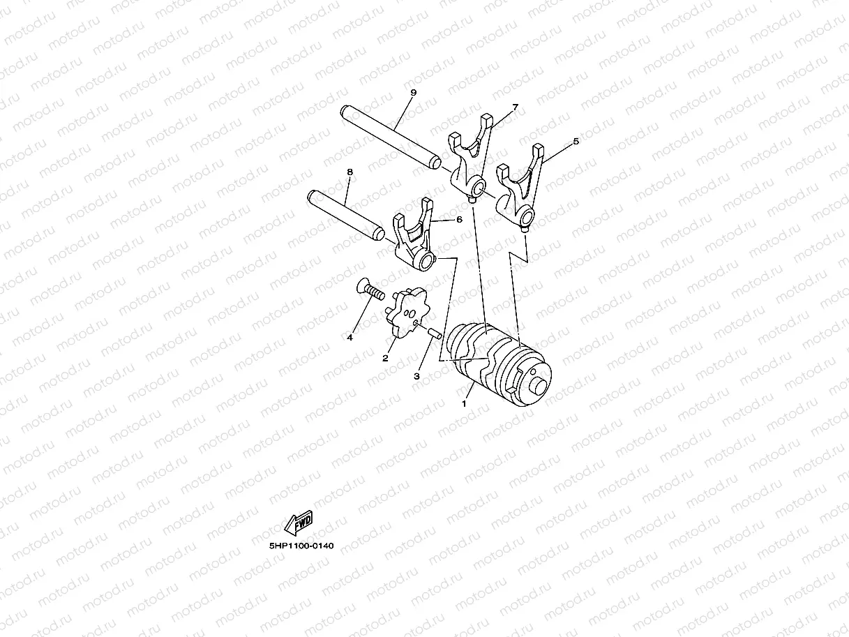 SHIFT CAM & FORK