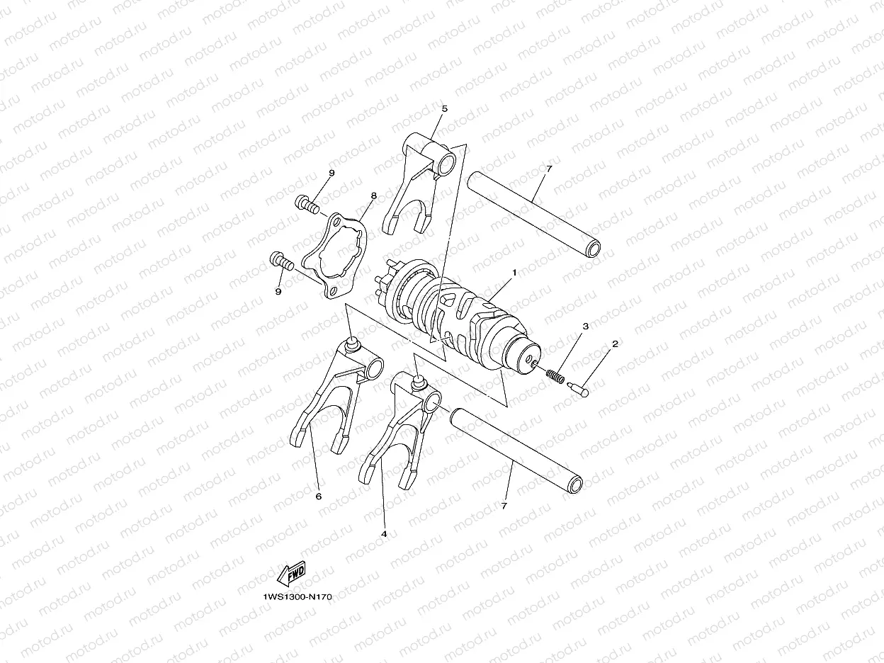 SHIFT CAM & FORK