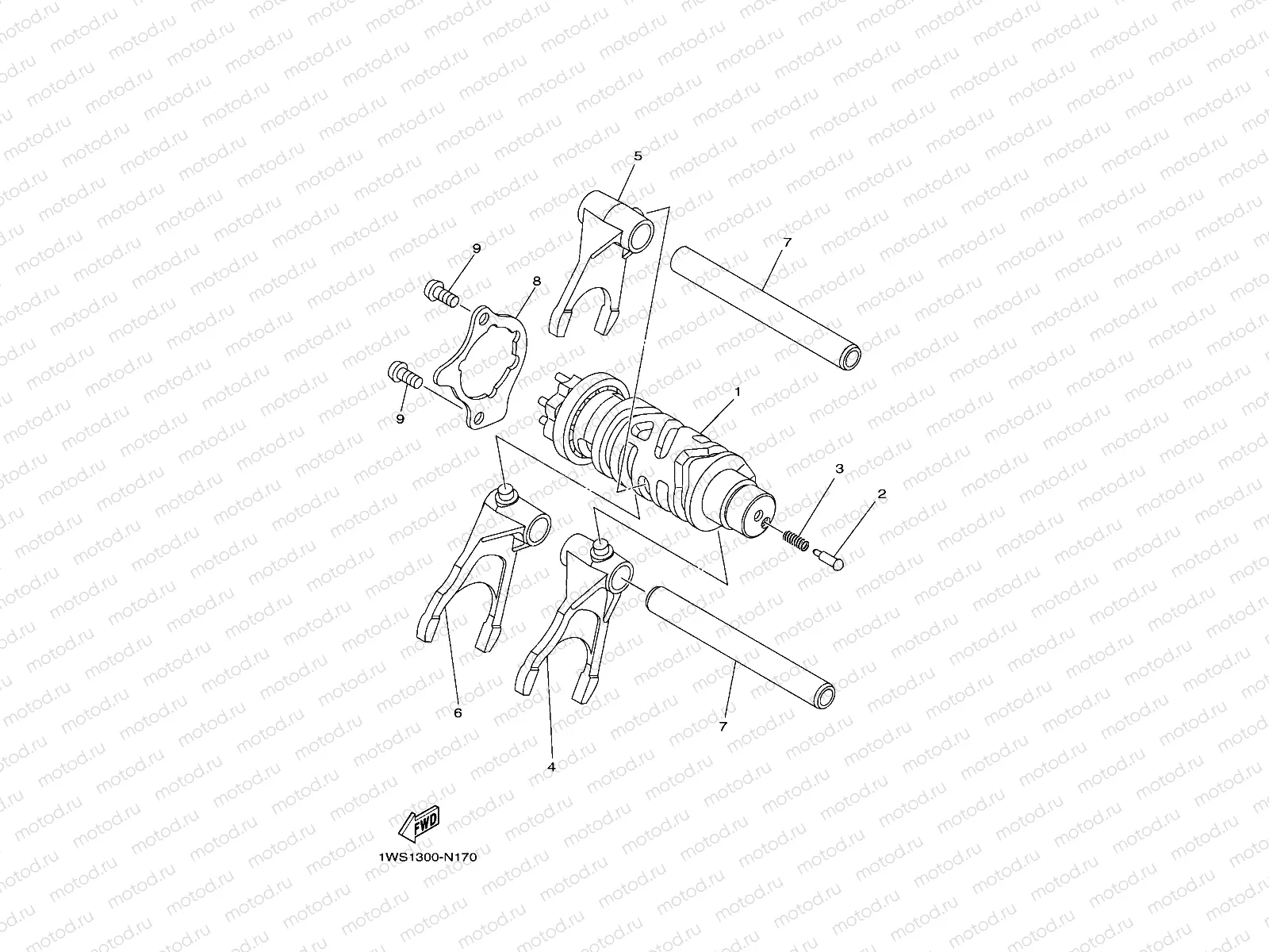SHIFT CAM & FORK